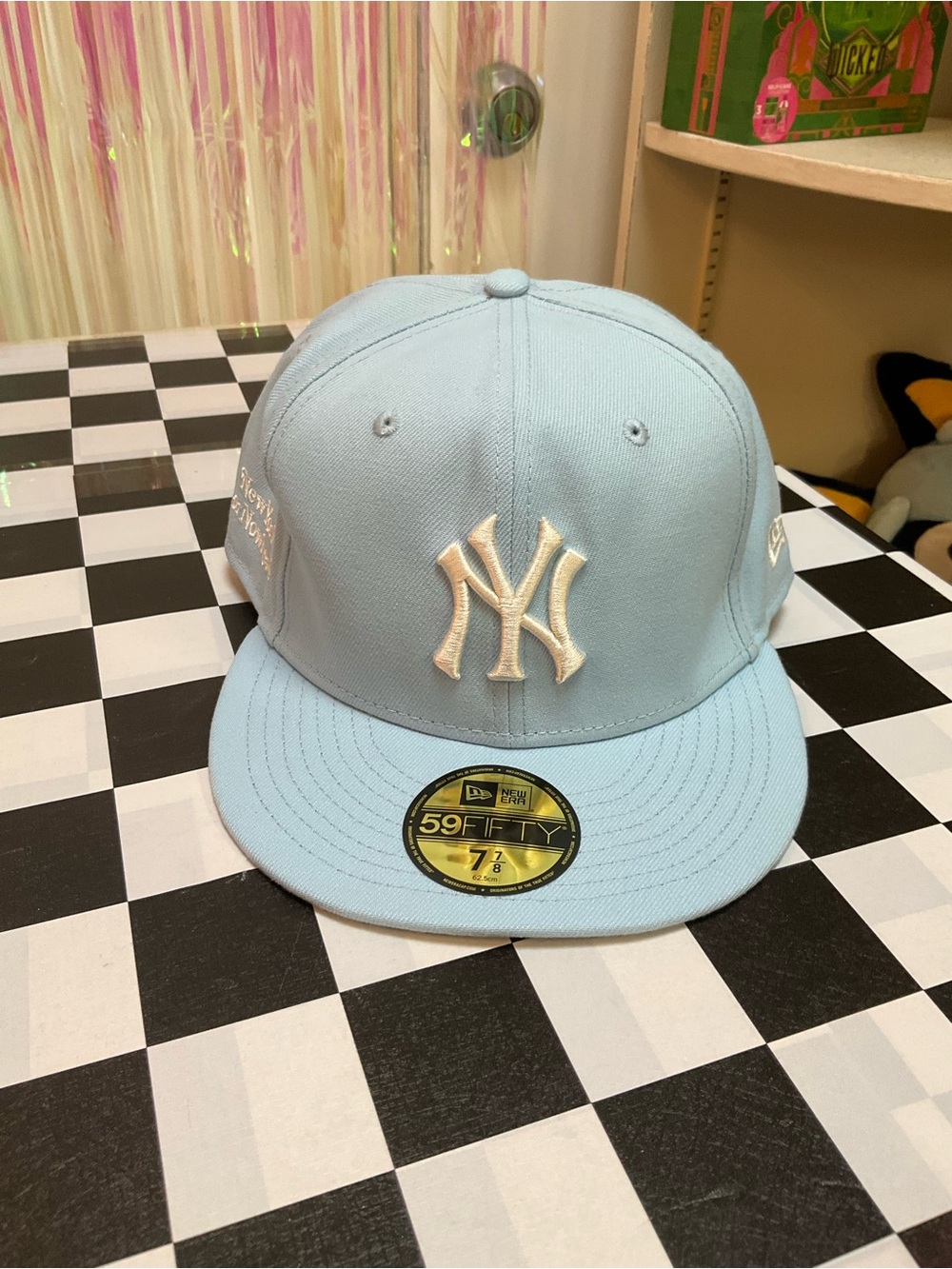 New Era MLB New York Yankees Light Blue 59FIFTY Fitted Cap